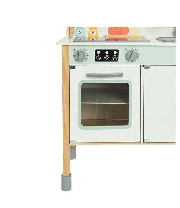 Деревянная детская кухня , свет и звук