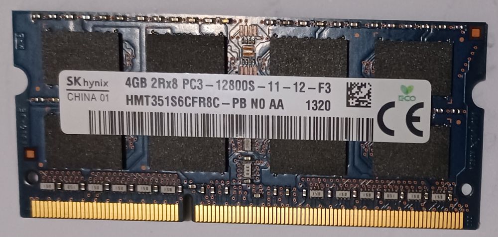 Оперативная память для ноутбука DDR3 и DDR3L Оригинал 1600mhz SoDimm