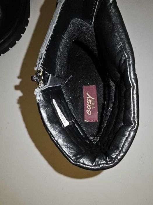 Buty skórzane Easy Street 44(28cm) czarne