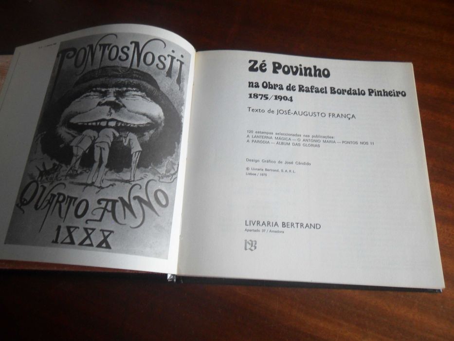 "ZÉ POVINHO 1875" de José-Augusto França - 1ª Edição de 1975