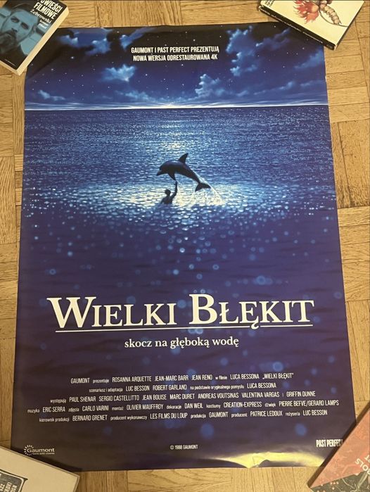 plakat do filmu Wielki Błekit reż. Luc Besson