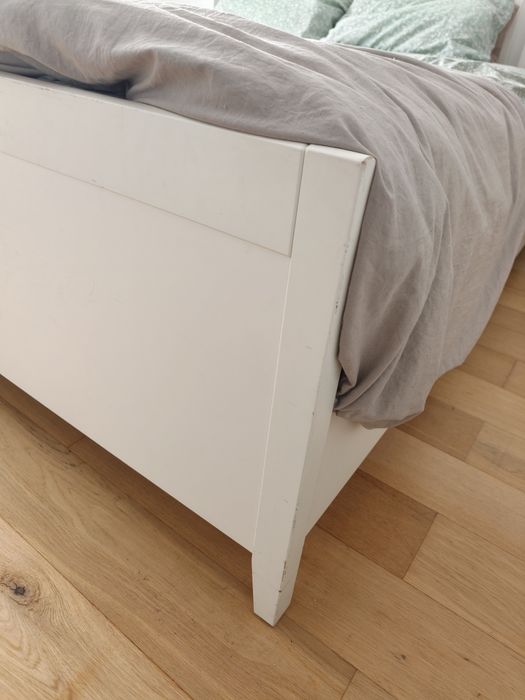 Cama casal IKEA IDANÄS 160x200cm com arrumação