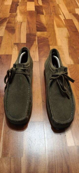Clarks Originals Wallabee em Camurça Verde-Oliva – Original & Clássico (Estilo M mocassim)