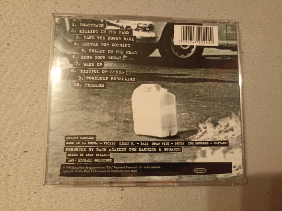 RAGE AGAINST THE MACHINE - S/T !! CD !! Audioslave RHCP Beastie Boys