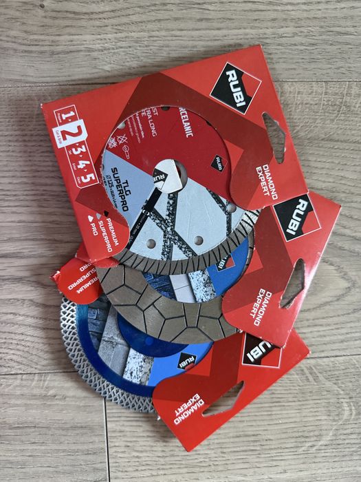 Rubi zestaw tarcz 125 gres, plytki