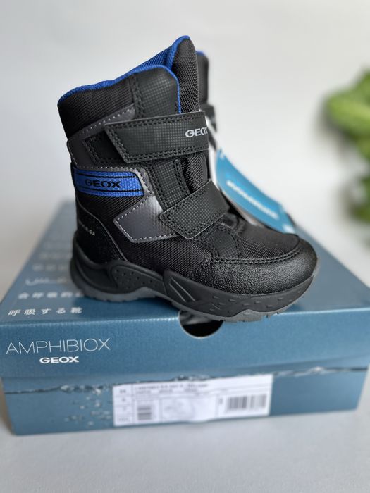 зимові чоботи 24р. 15,5см Geox Sentiero на хлопчика, термо ботінки