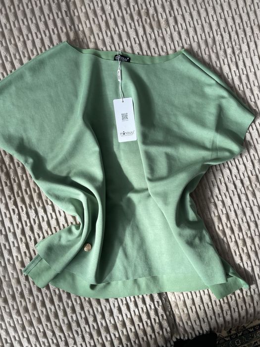 Nowa zielona piankowa bluzka Agnes Minouu