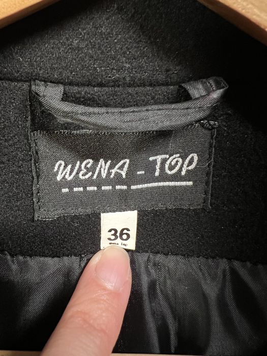 Płaszcz damski taliowany 36