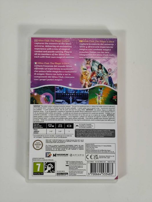 Winx Club: The Magic Is Back - Nintendo Switch