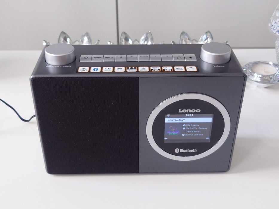 Lenco DIR-70BK radio internetowe Wi-Fi z bluetooth DAB internetowe