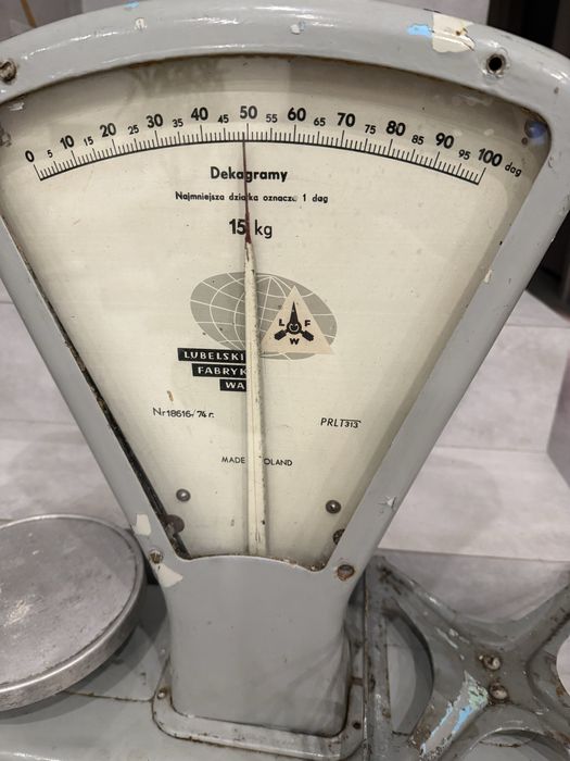 Stara waga sklepowa 15kg dziala