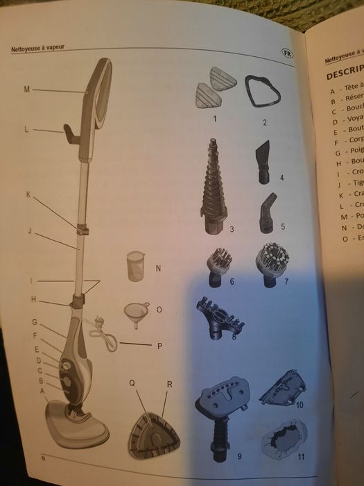 Maquina de limpeza a vapor Quigg