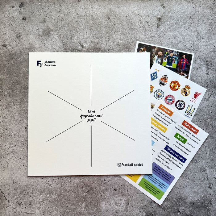 Дошка Візуалізації Бажань (Футбол)