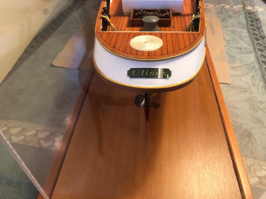 Unikatowy model holownika pełnomorskiego M/S „Ulises”, w gablocie