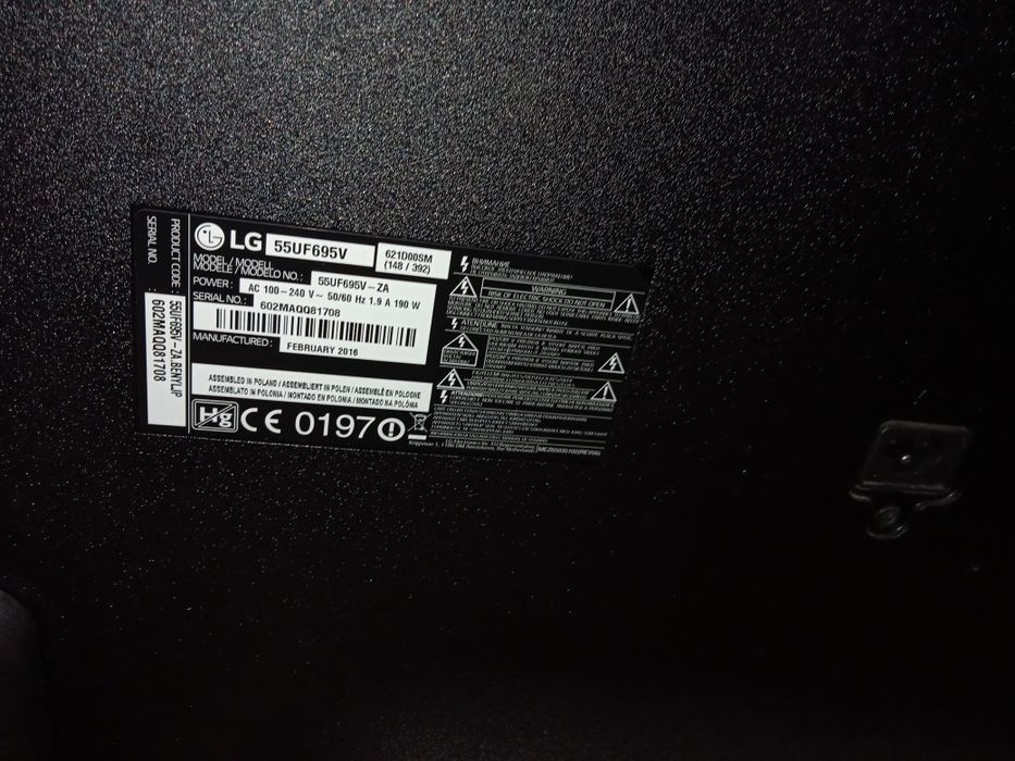Телевізор LG55UF695V смарт