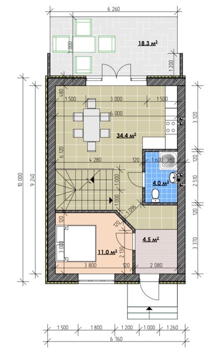 House by the address (area 110 m²) - Atlanta.ua - photo 2