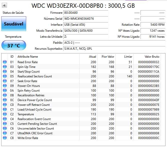 Western Digital HDD 3 TB