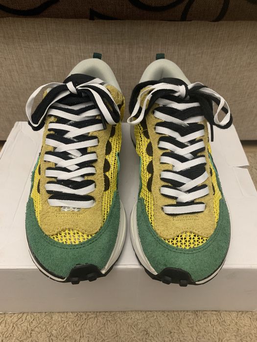 Кросівки, Nike Vaporwaffle sacai Tour Yellow Stadium Green , чоловічі