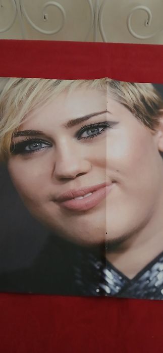 Poster Sisley Dias/Miley Cyrus, novo