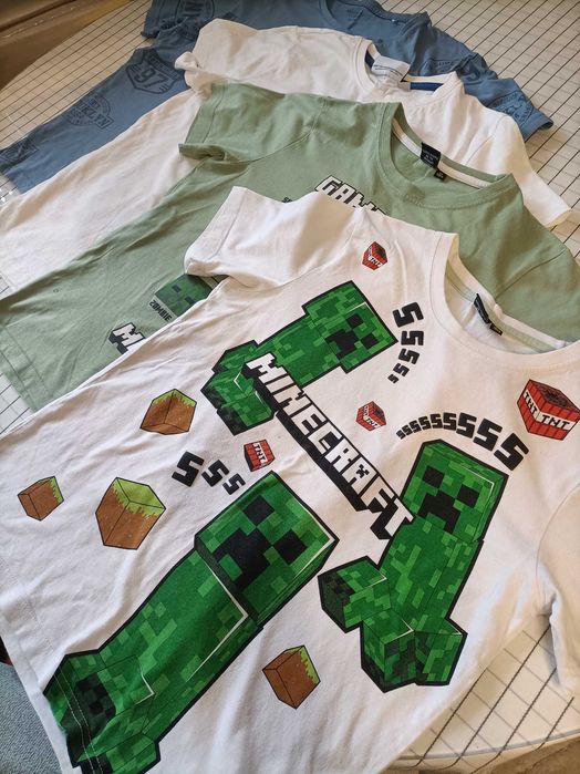 Koszulka T-shirt Minecraft Rozm.152 Zestaw 4 szt.