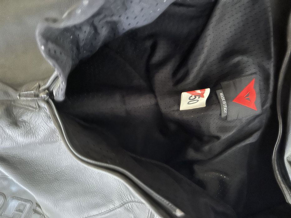Conjunto Calças e Casaco divisível Pele Dainese Moto Pista