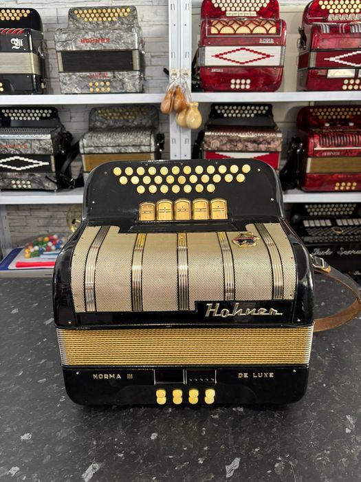 Concertina Hohner /Tell  3 voz d’origem