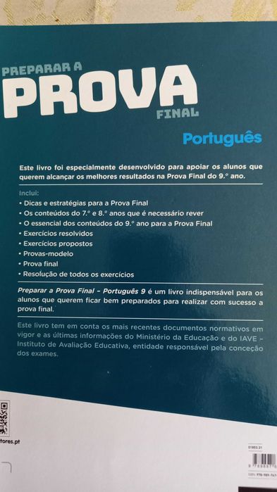 PORTUGUÊS 9ºANO_preparação Exame Nacional