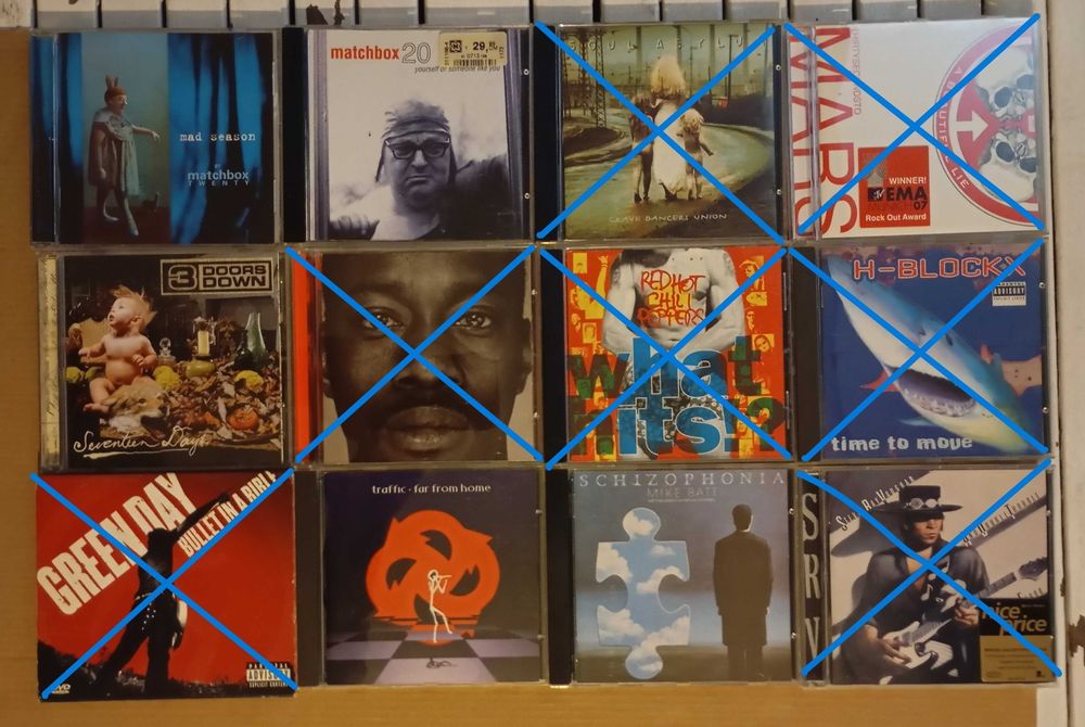 72 CD de Pop / Rock / Eletronic / Soundtracks (desde 3€)