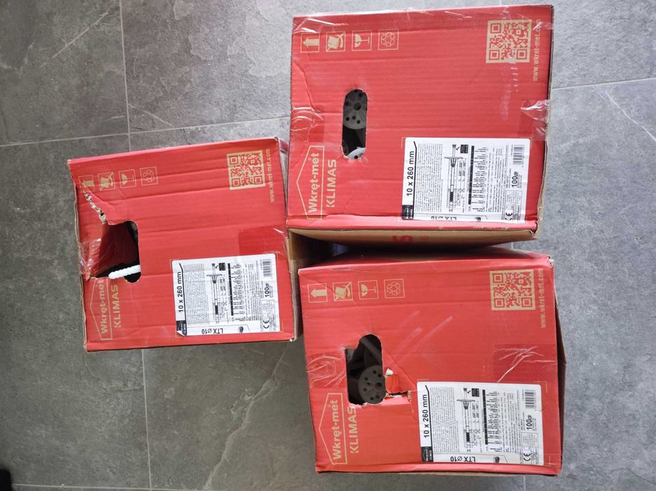 Nowe kołki , dyble do styropianu L-260,L-160 LTX10