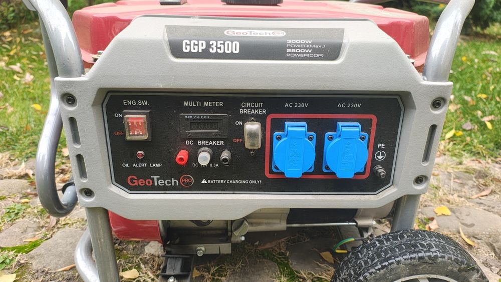 Генератор бензиновий 3,5 кВт GeoTech GGP 3500