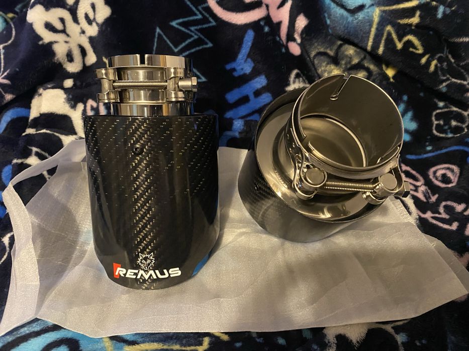 Ponteiras de Escape REMUS em Fibra de Carbono – NOVAS