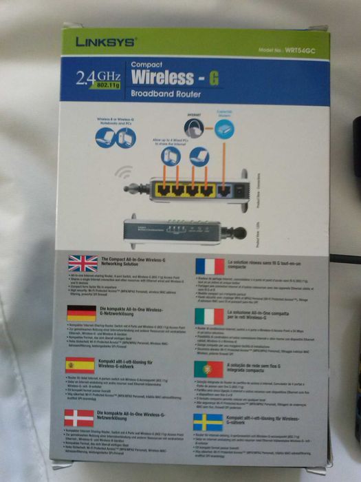 Linksys WRT54GC Router, Like New (with Original Box)64551481636481122