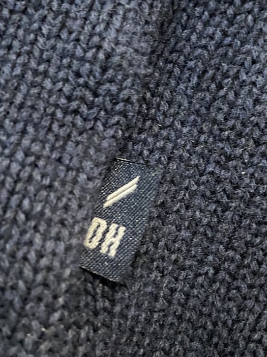 Daniel Hetcher r 56 XXL  granatowy sweter bawełna crewneck ciepły bawe
