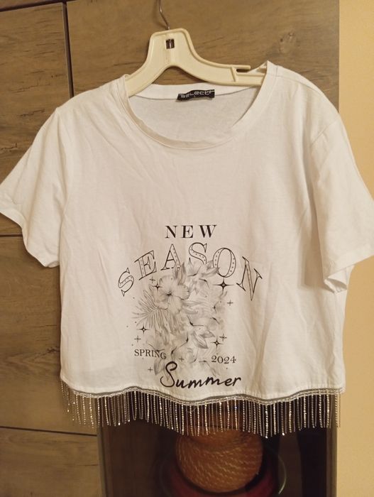 Bluzka damska biała r. L