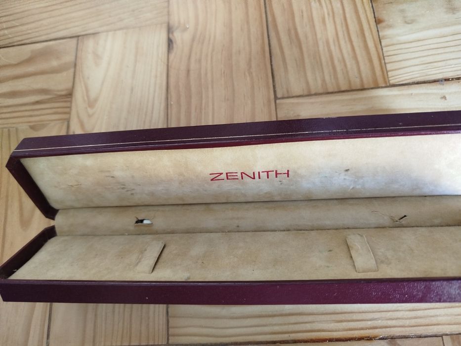 RARA caixa de relógio Zenith