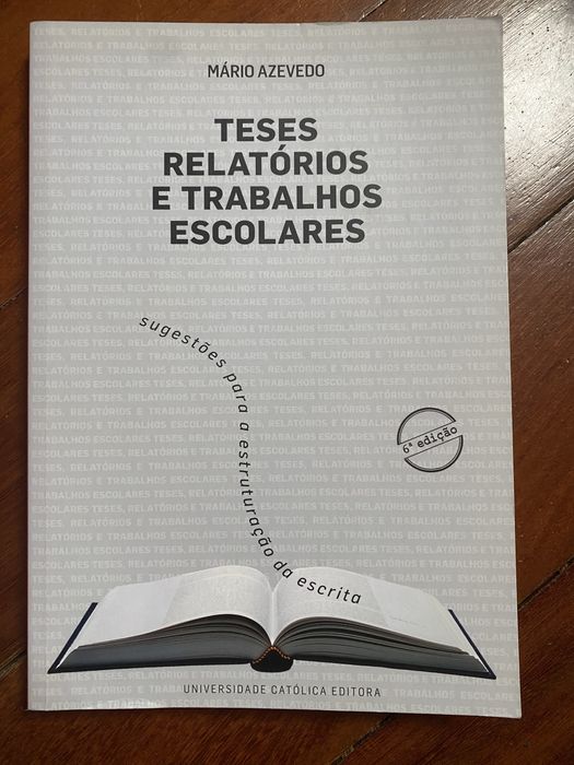 Livro Teses, Relatórios e Trabalhos Escolares