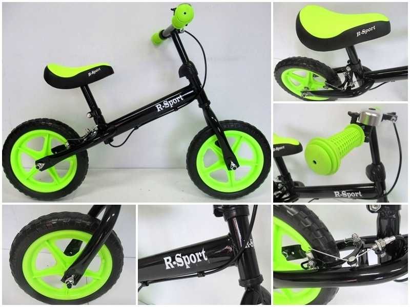 Rowerek biegowy R4 R-Sport 12 cali koła EVA hamulec dzwonek