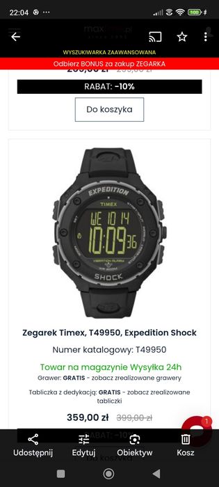 Zegarek Timex ndnjd
