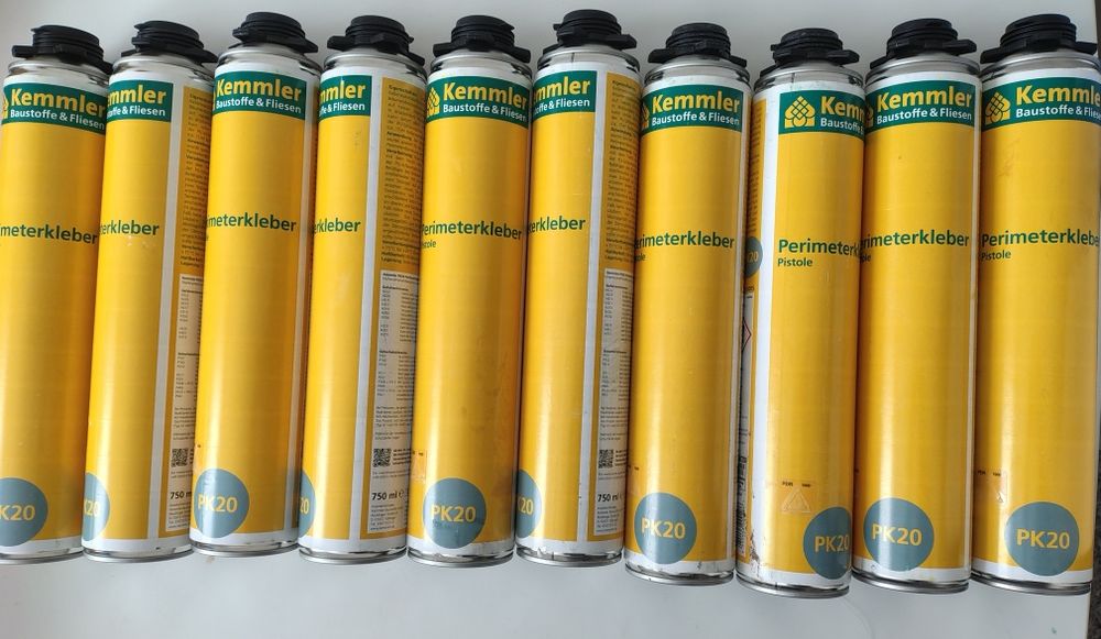 Klej do styropianu, styroduru, mocny i twardy, niemiecki  10 szt