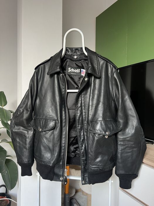 Schott NYC A-2 Flight Bomber Jacket kurtka