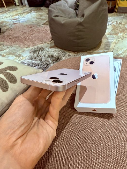 Iphone 13 128 Gb Pink Ідеал Скло в Подарунок Рожевий Неверлок Коробка