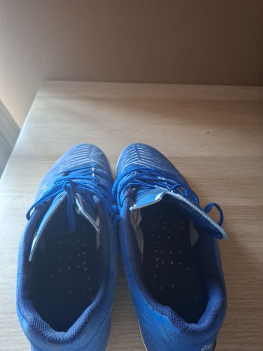 Sapatilhas de Futsal Adulto GINKA 500 Azul Elétrico