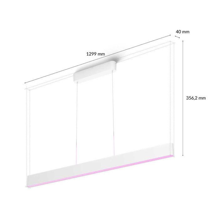 Suspensão
Philips HUE Ensis White and Color Ambiance LED