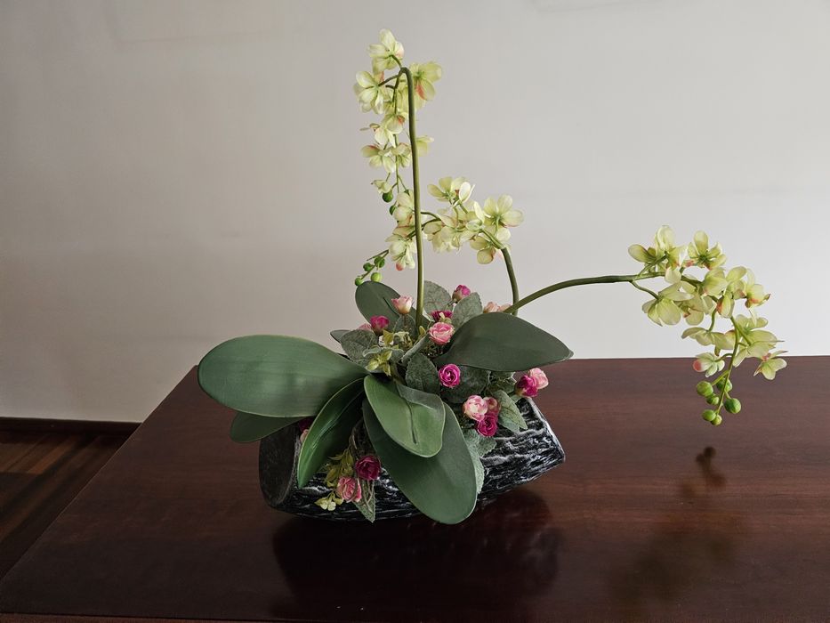 Arranjo artificial de orquídeas