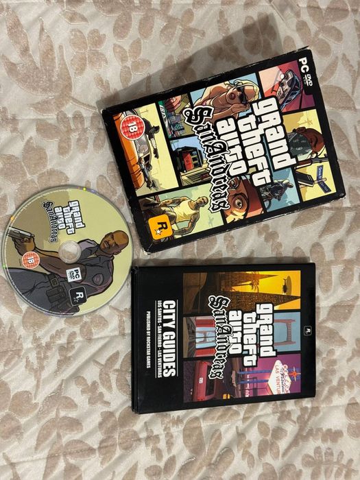 Grand Theft Auto San Andreas Ліцензія офіційний диск GTA