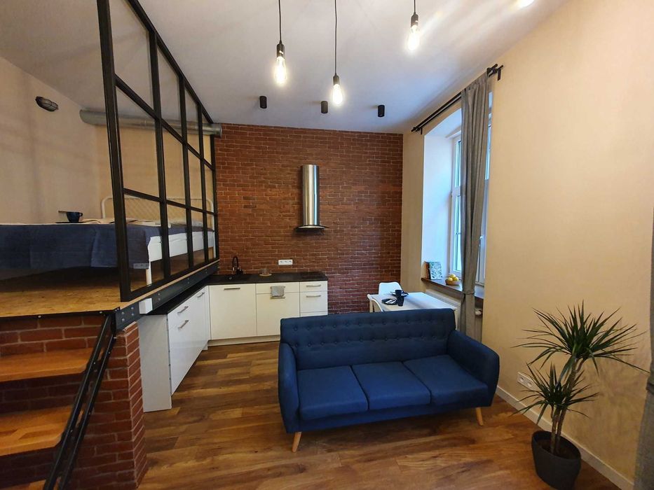 Stylowe mieszkanie 30m², smart oświetlenie – Piotrkowska 37