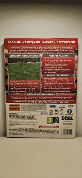 Gra komputerowa Football manager 2012 pc,dvd PL