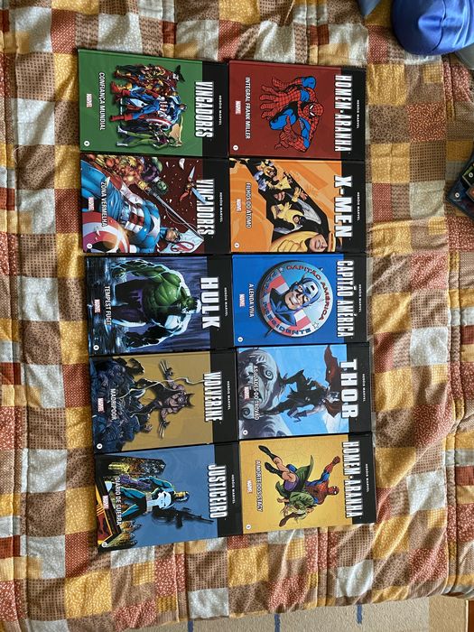 Banda Desenhada Coleção Livros Heróis Marvel