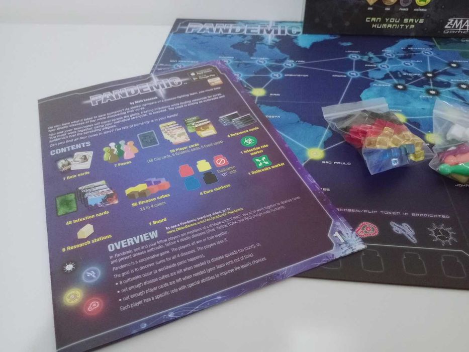 Pandemic - Jogo de Tabuleiro