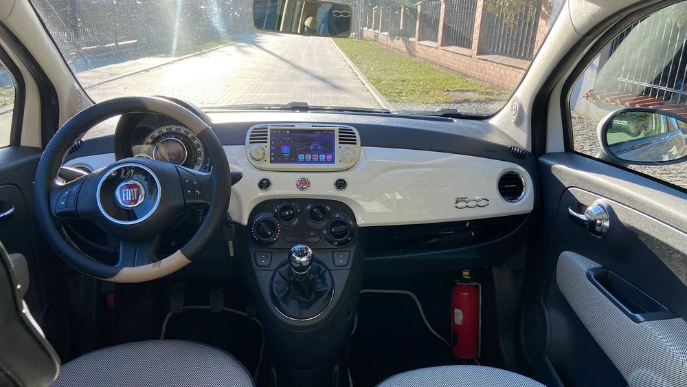 Fiat 500 1.2 Benzyna  Klima Panorama  Android Auto Car Play
